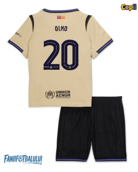 Barcelona Dani Olmo #20 Echipament de Fotbal Replică 2025-26 Copii Deplasare (+ Șorturi)
